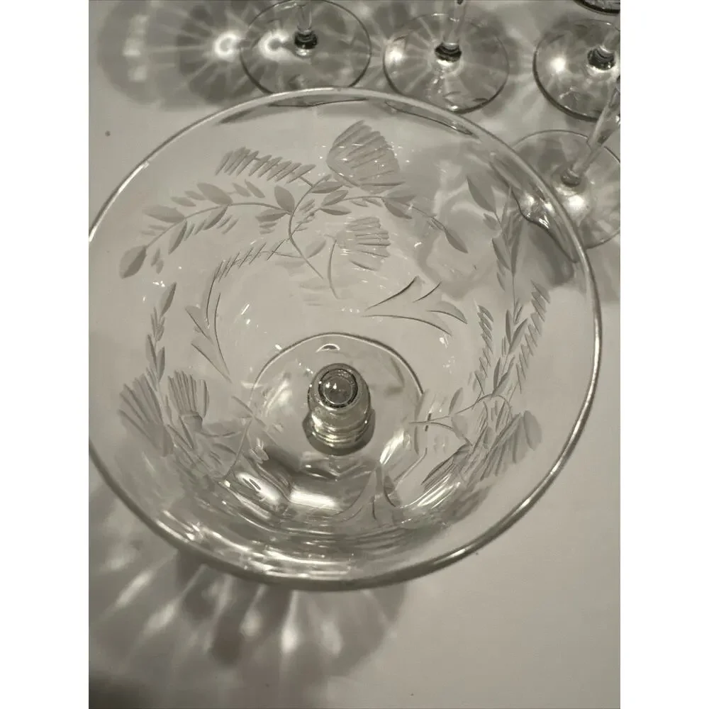 Spode by Rock Sharpe Set of 10 Crystal Liquor Cocktail Vintage Glass 5.5